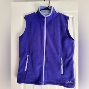 Cabela's Purple Fleece Vest